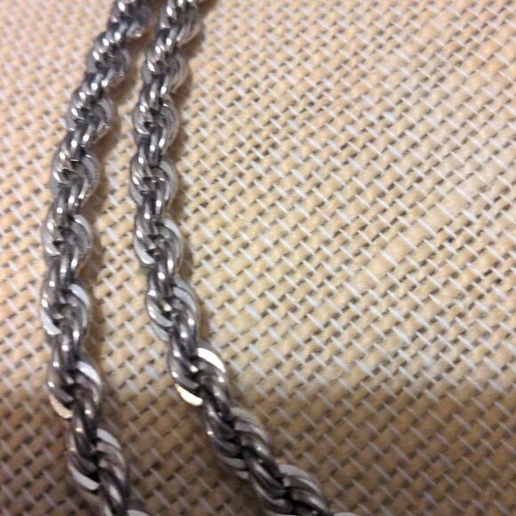 āš¤©āSilverāropeānecklaceš¤©Ā 2āforā$20 - Picture 3 of 4